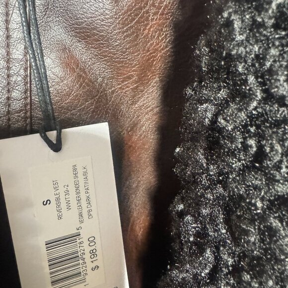 $100 off Reversible Vest (Vegan Leather) - Picture 5 of 5